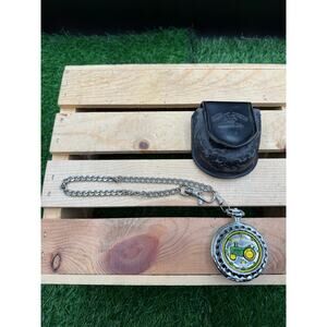 John Deere Pocket Watch - Franklin Tractor - Franklin Collectors Watch